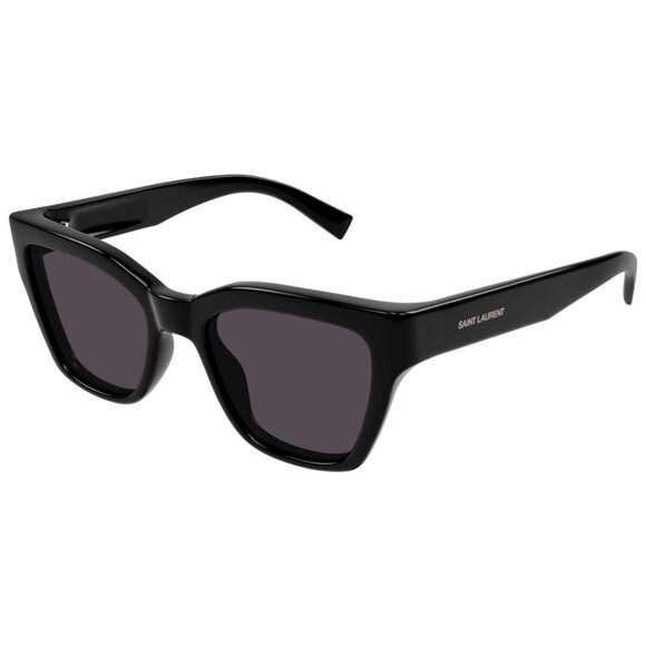 NEW SAINT LAURENT SL 641 001 BLACK GREY CAT EYE SUNGLASSES SL641 001 EYEWEAR - Picture 2 of 4